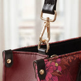 "Imani" Pomegranate Red Leather Handbag A250 Deal
