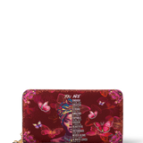 "Imani" Pomegranate Red Wallet - BRAVE ONES DEAL