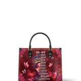 "Imani" Pomegranate Red Leather Handbag - BRAVE ONES DEAL