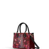 "Imani" Pomegranate Red Small Leather Handbag A250 Deal