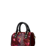 "Imani" Pomegranate Red Mini Satchel