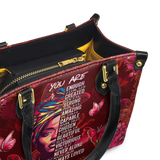 "Imani" Pomegranate Red Small Leather Handbag