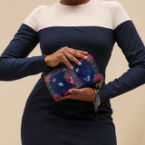 "Imani" Blue Orchid Wallet