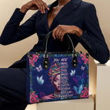 "Imani" Blue Orchid Leather Handbag - BRAVE ONES DEAL