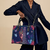 "Imani" Blue Orchid Leather Handbag - BRAVE ONES DEAL