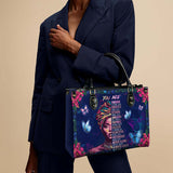 "Imani" Blue Orchid Leather Handbag - BRAVE ONES DEAL