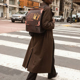 "Imarimom" Leather Backpack