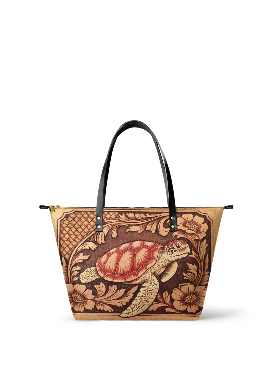 "Ngao" Leather Tote Bag