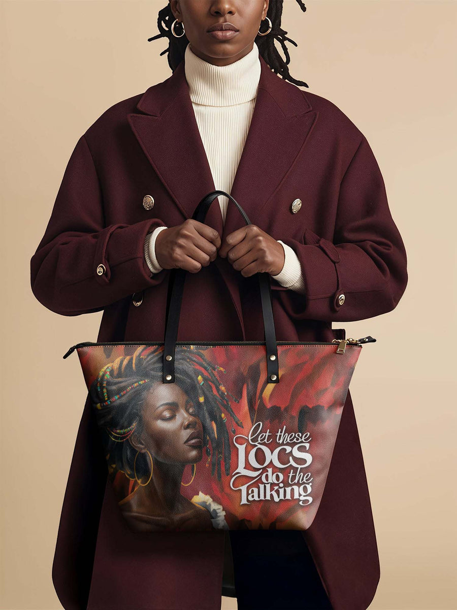 "Locella" Leather Tote Bag Matching Set - DD DEAL