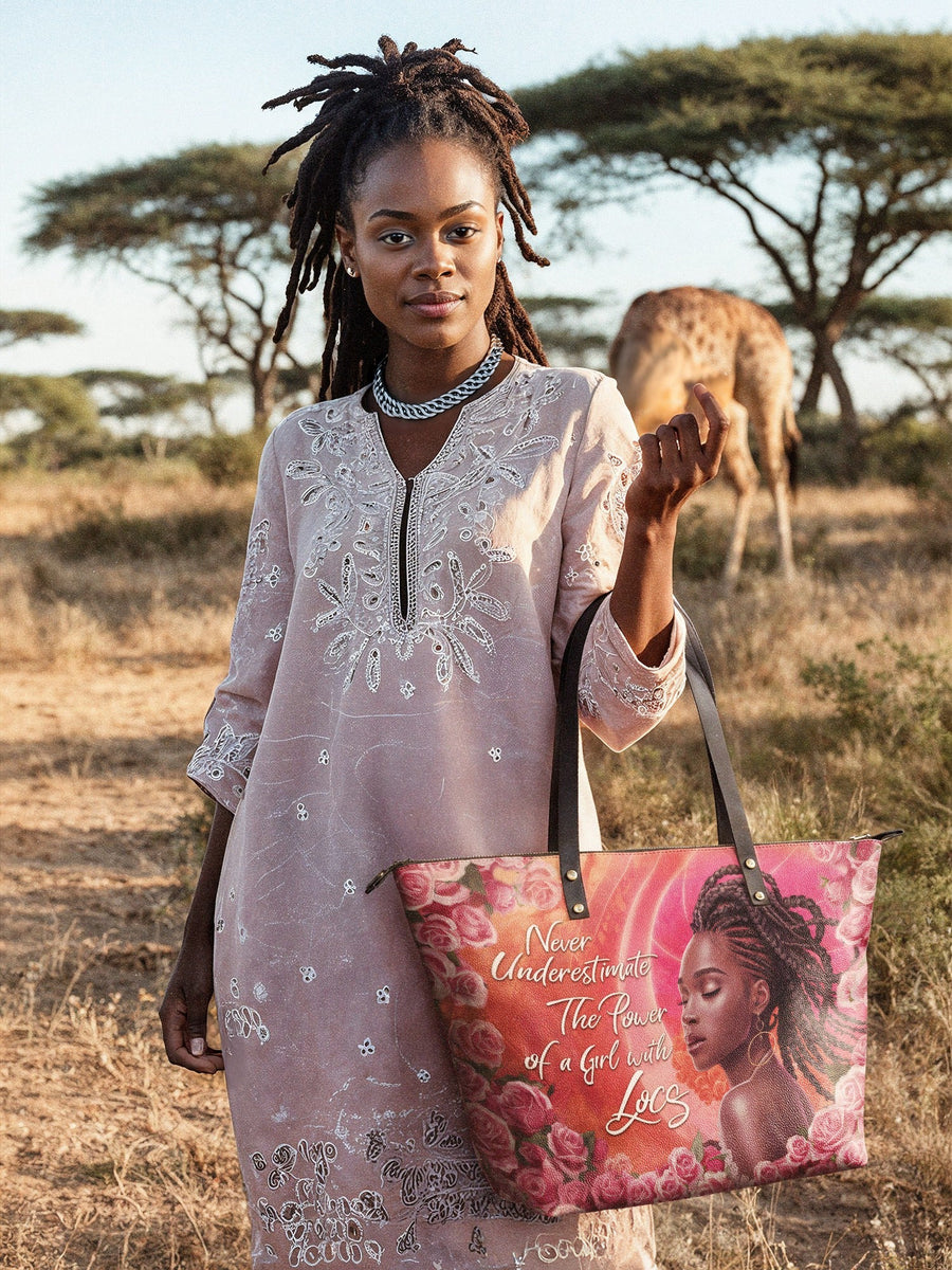 "Loclani" Leather Tote Bag FALL CLEARANCE DEAL