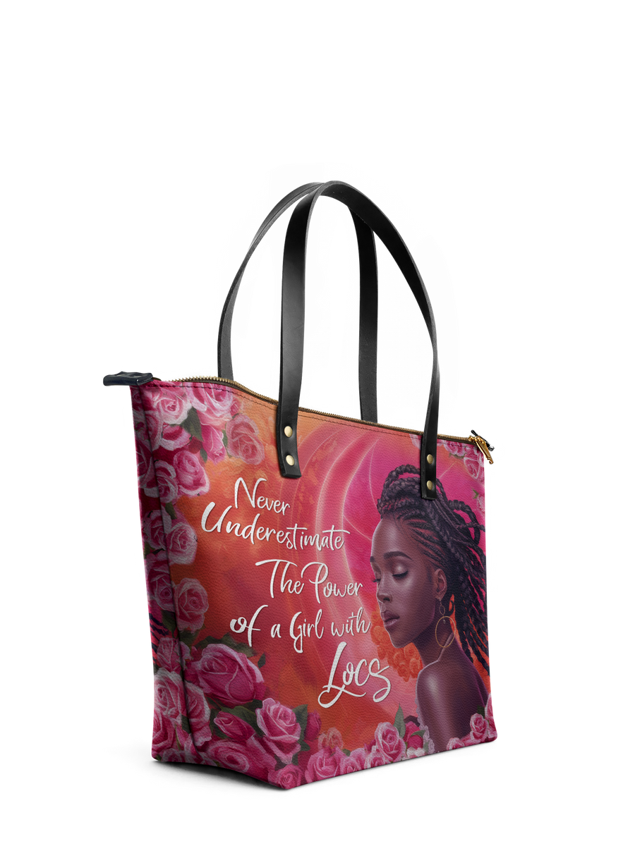 "Loclani" Leather Tote Bag FALL CLEARANCE DEAL