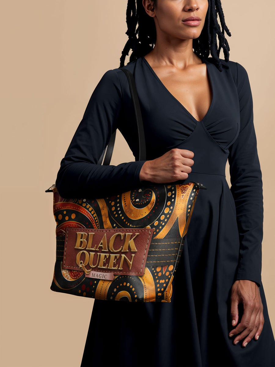 "Makeda" Leather Tote Bag - DD DEAL