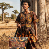 "Makeda" Leather Tote Bag