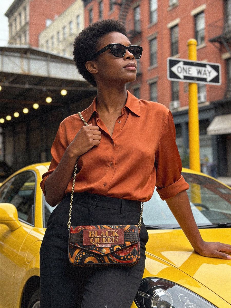 "Makeda" Envelope Chain Crossbody Bag - DD DEAL