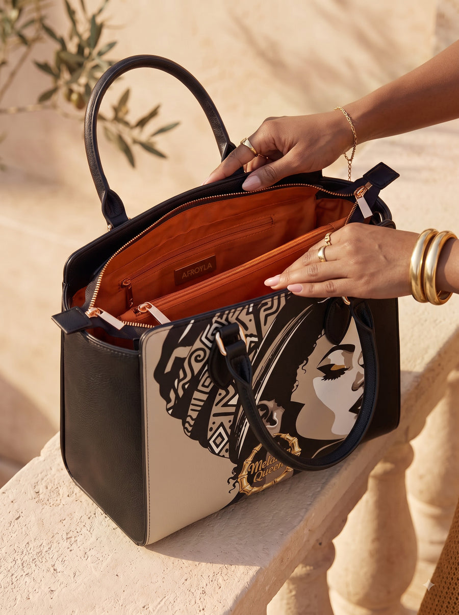 "Malkia" Nembo Leather Handbag