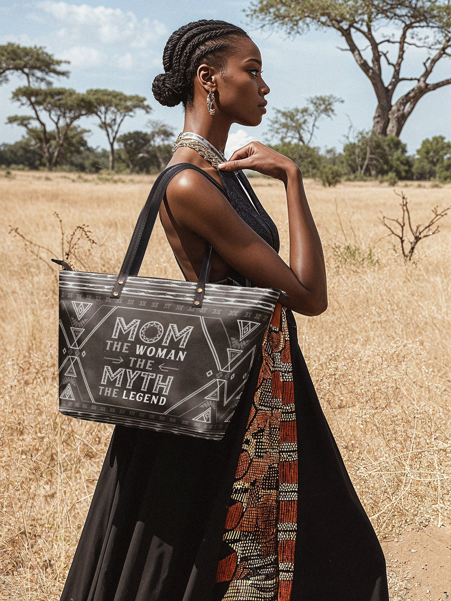 "Mamalore" Leather Tote Bag