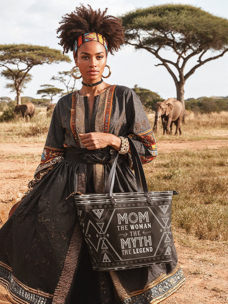 "Mamalore" Leather Tote Bag Matching Set - DD DEAL