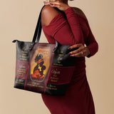 "Mamoya" Leather Tote Bag