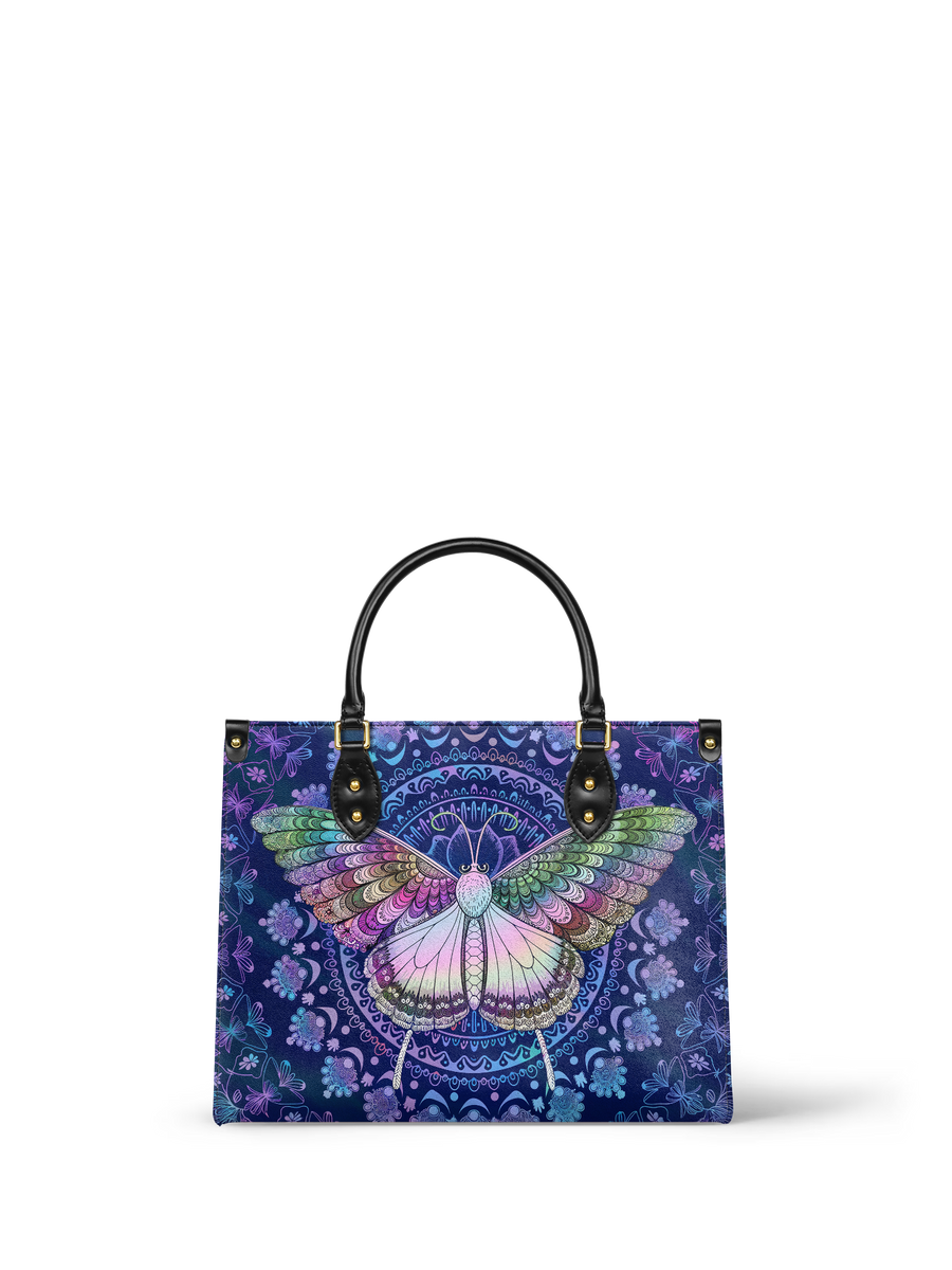 "Kipepeo" Leather Handbag