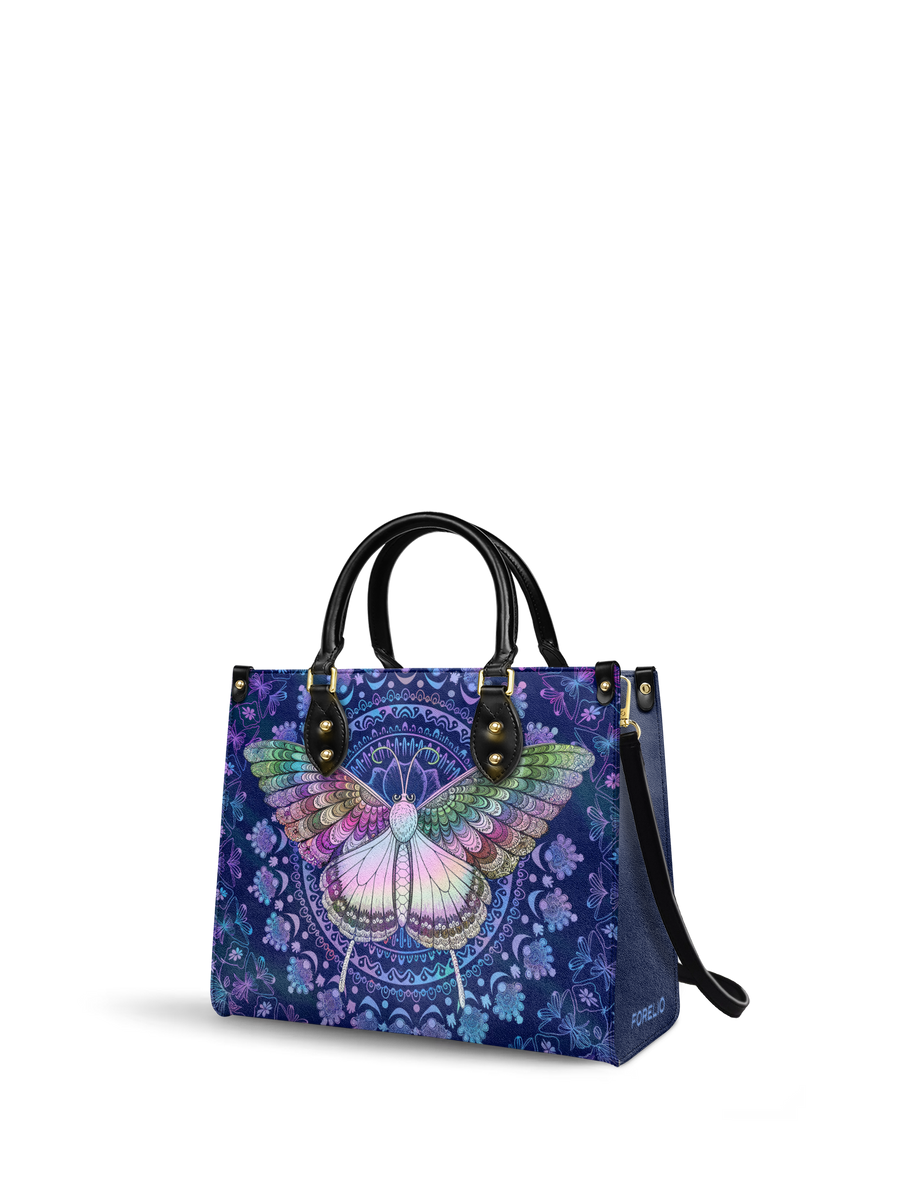 "Kipepeo" Leather Handbag