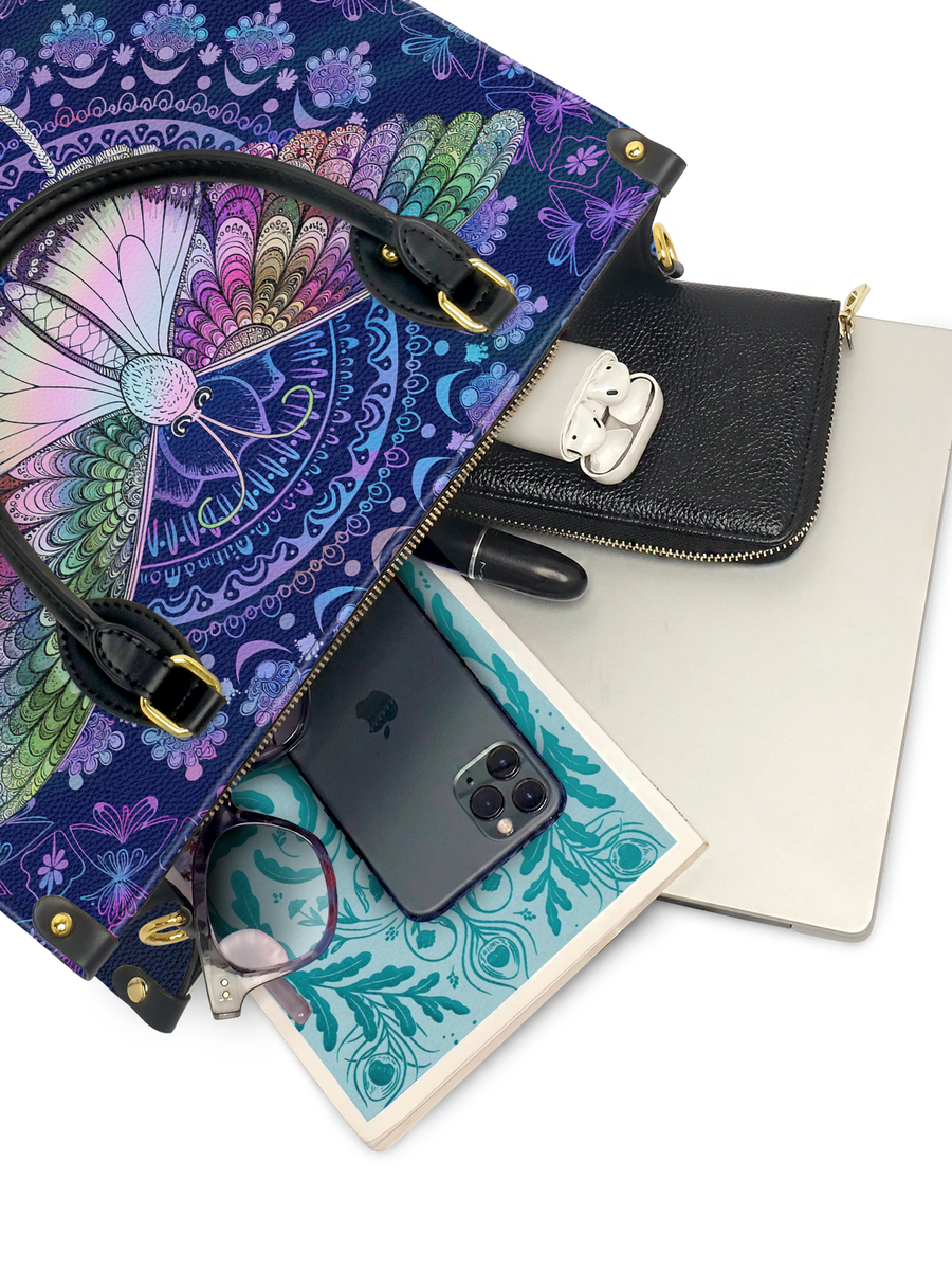 "Kipepeo" Leather Handbag