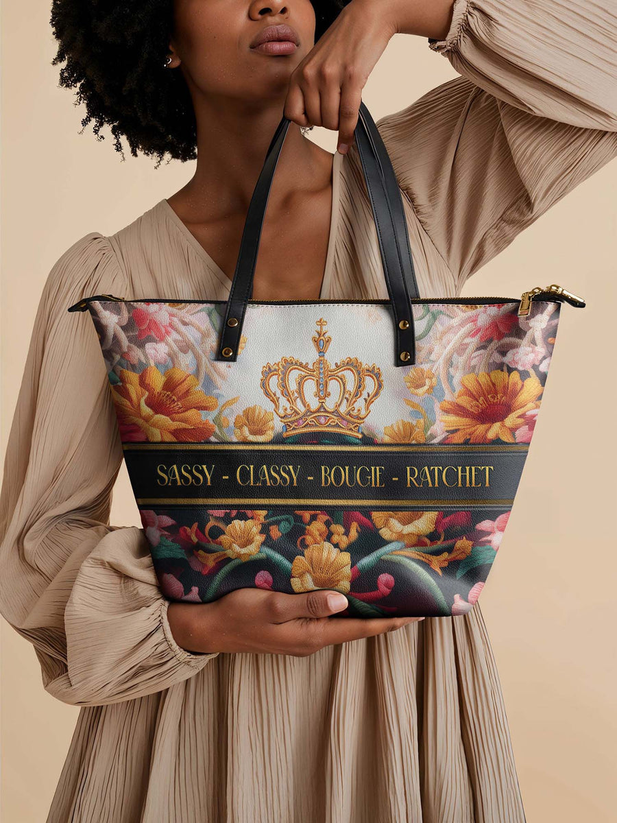 "Naija Royale" Leather Tote Bag DD DEAL