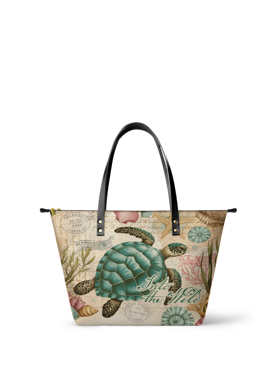 "Mbuga" Leather Tote Bag