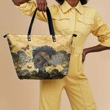 "Njia" Leather Tote Bag BTS DEAL