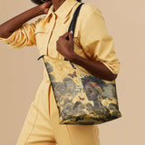 "Njia" Leather Tote Bag BTS DEAL