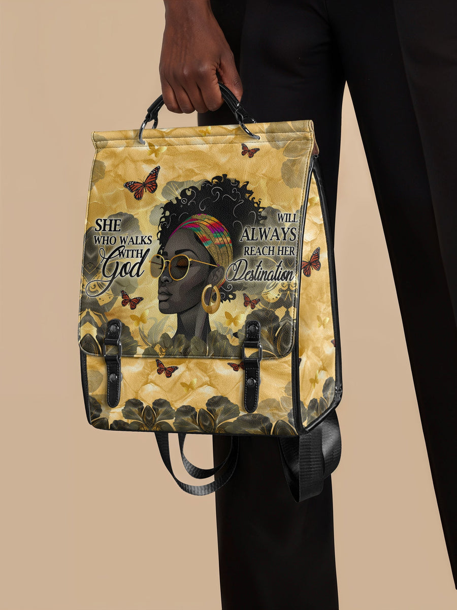 "Njia" Leather Backpack Matching Set - DD DEAL