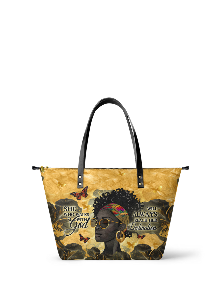 "Njia" Leather Tote Bag Matching Set - DD DEAL