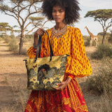 "Njia" Leather Tote Bag BTS DEAL