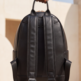 "Rembo " Applique Leather Backpack