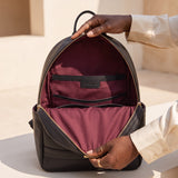 "Rembo " Applique Leather Backpack