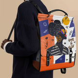 "Sanaa" Salt Pop Leather Backpack - BRAVE ONES DEAL