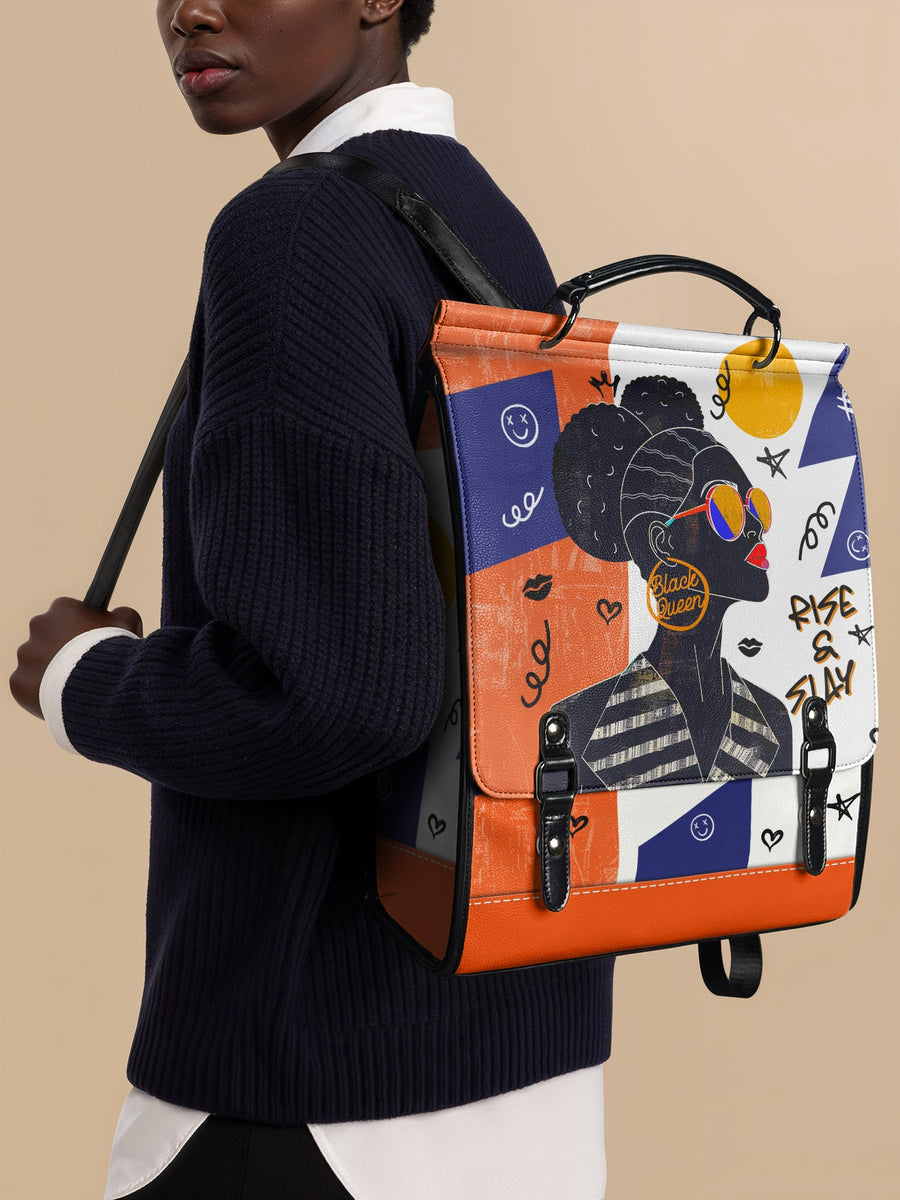 "Sanaa" Salt Pop Leather Backpack - DD DEAL