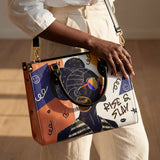 "Sanaa" Salt Pop Leather Handbag A250 Deal