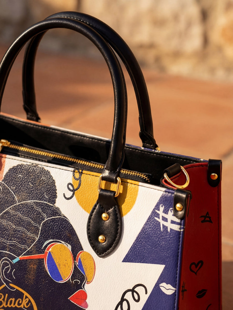 "Sanaa" Salt Pop Leather Handbag Matching Set - DD DEAL