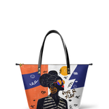 "Sanaa" Salt Pop Leather Tote Bag - BRAVE ONES DEAL