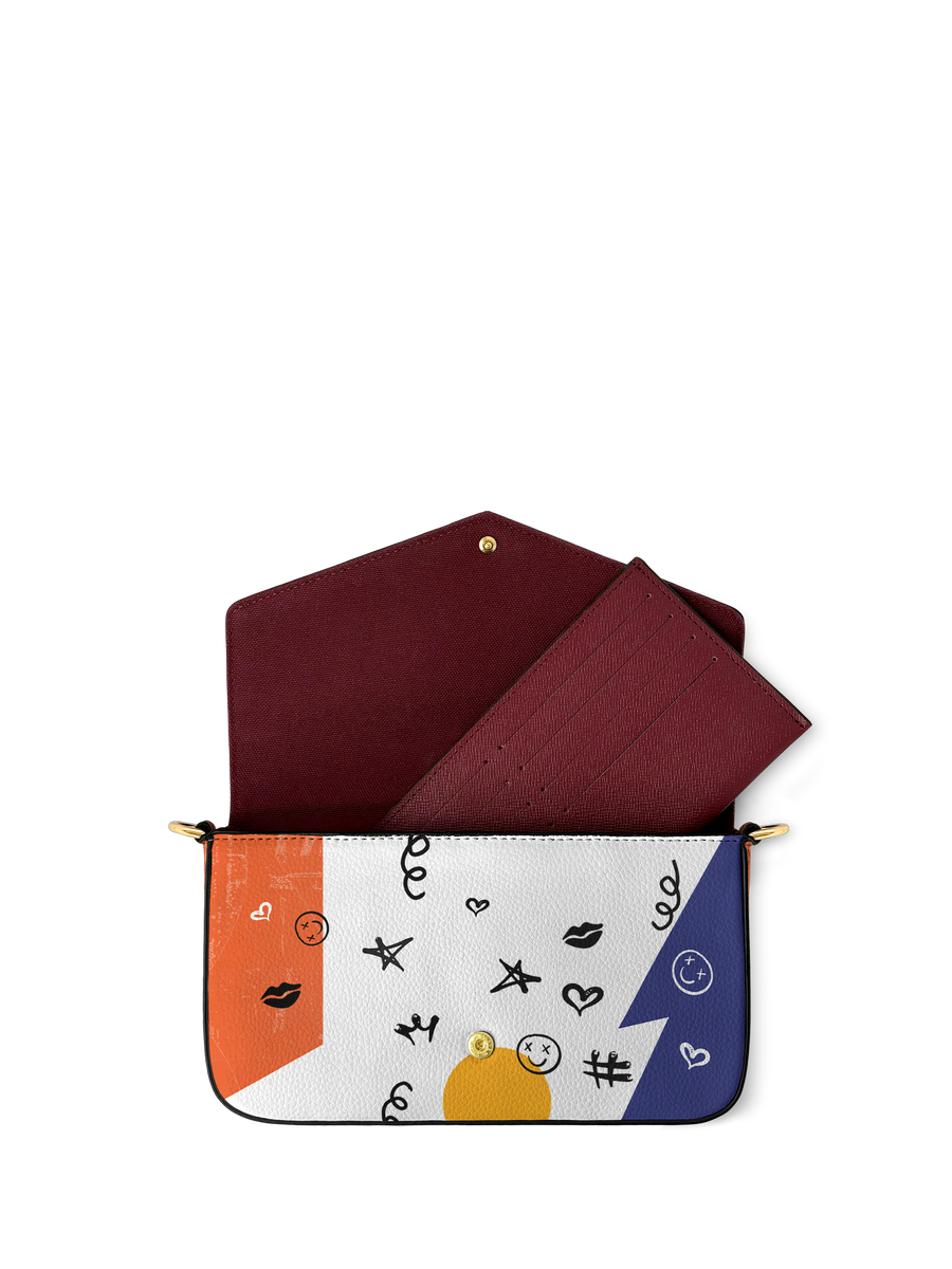 "Sanaa" Salt Pop Envelope Chain Crossbody Bag - DD DEAL
