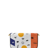 "Sanaa" Salt Pop Envelope Chain Crossbody Bag