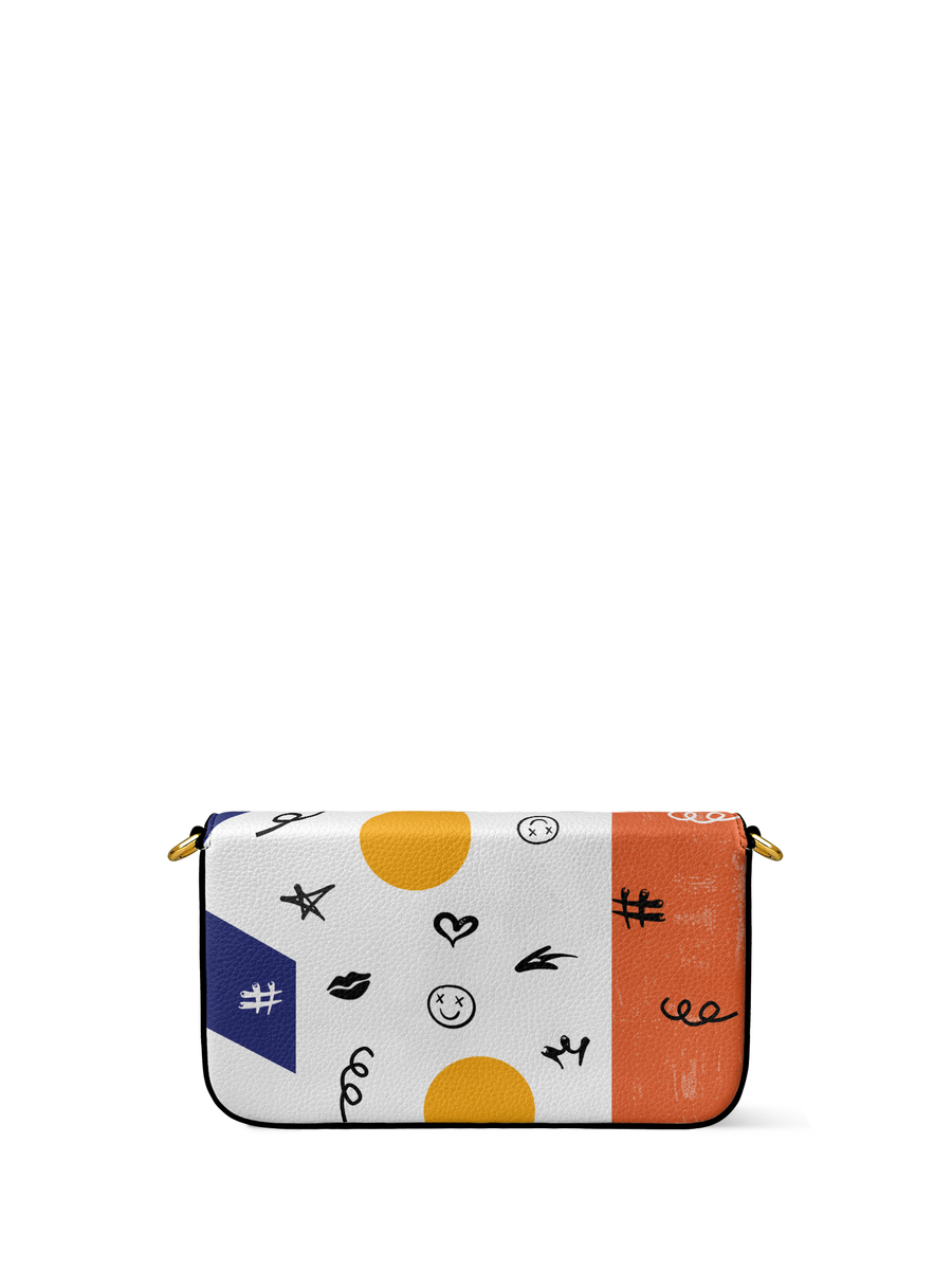 "Sanaa" Salt Pop Envelope Chain Crossbody Bag - DD DEAL