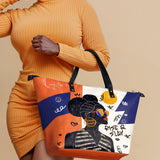 "Sanaa" Salt Pop Leather Tote Bag - BRAVE ONES DEAL