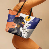 "Sanaa" Salt Pop Leather Tote Bag - BRAVE ONES DEAL