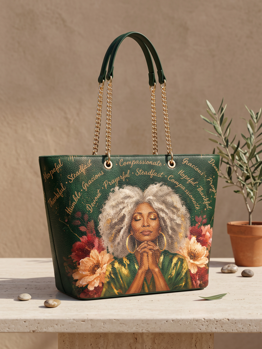 “Serenity” Chain Tote Bag