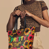 "Solya" Leather Tote Bag