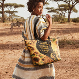 "Sunaya" Leather Tote Bag BTS DEAL