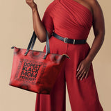 "Tajimom" Leather Tote Bag