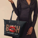 "Teyana" Leather Tote Bag
