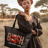 "Teyana" Leather Tote Bag